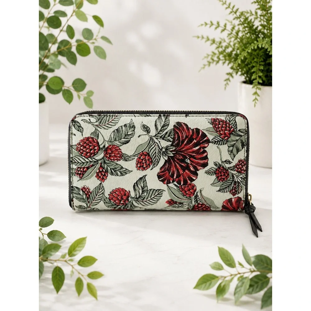 W285 Tory Burch Kerrington Continental zip wallet